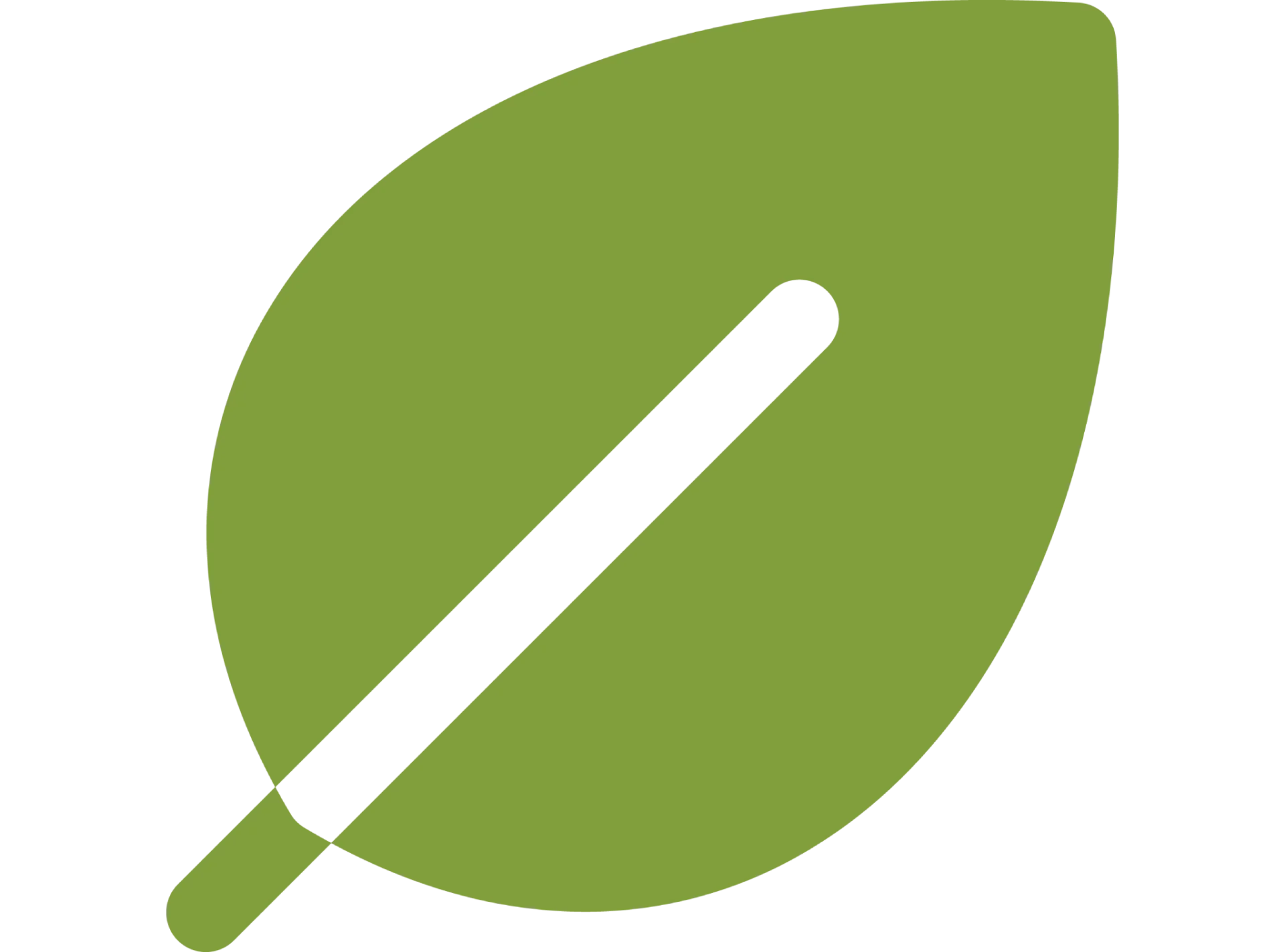 Eco-friendly leaf icon